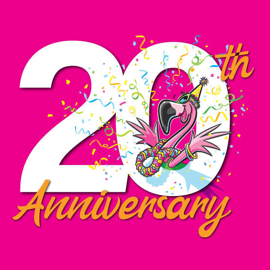 Fiona 20th Anniversary logo
