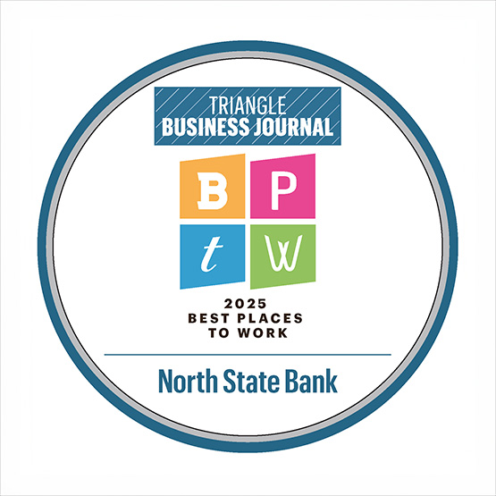 Triangle Biz Journal Best Places to Work badge