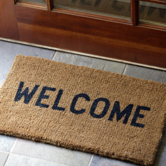 Welcome mat