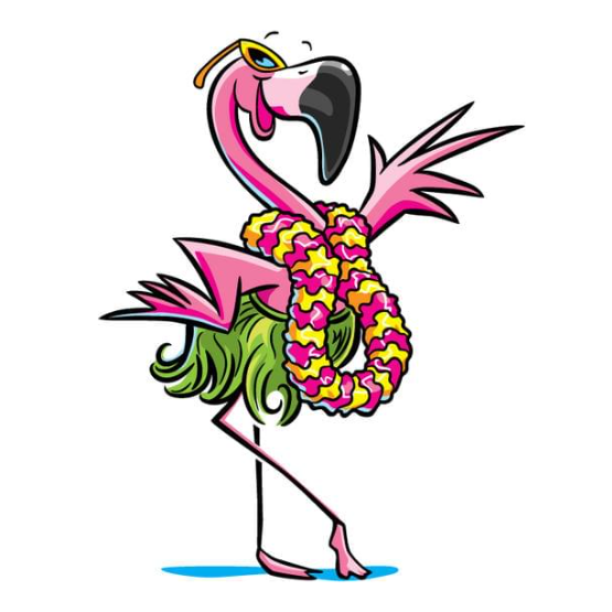 Summer Salute pink flamingo