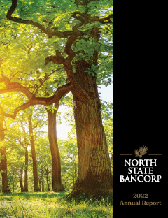 North State Bank Annual Report Cover