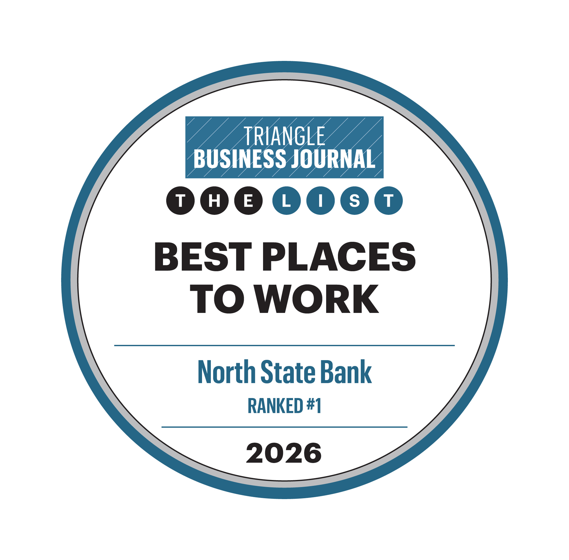 TBJ Best Places to Work 2026 badge