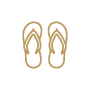 Flip flops icon