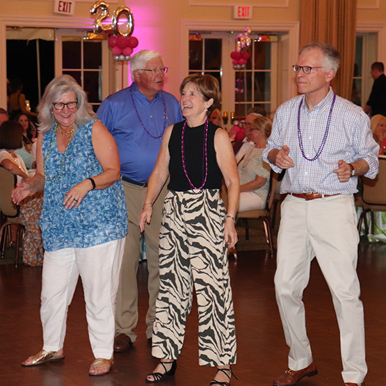 People dancing at summer salute